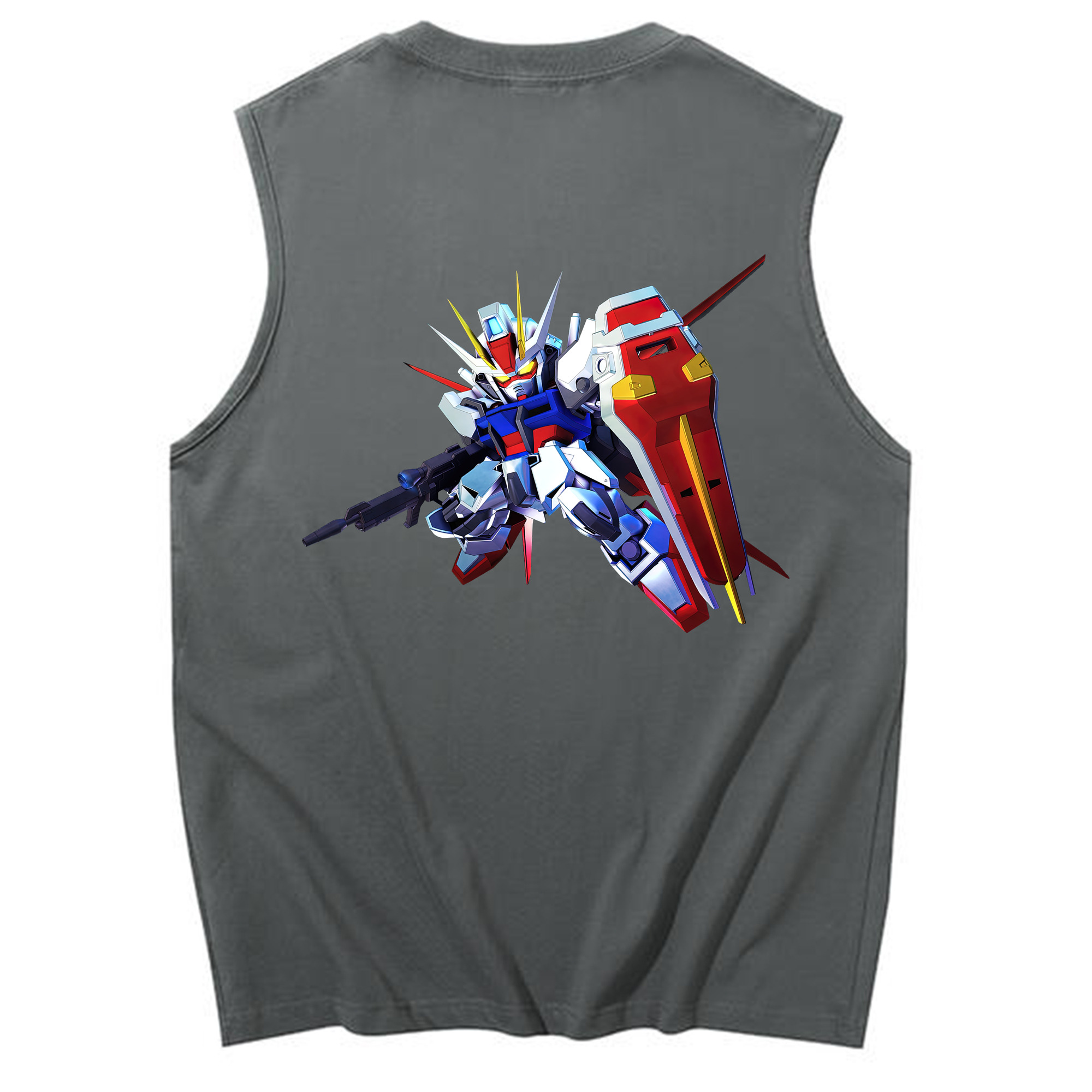 （画像用） 機動戦士ガンダム Mobile Suit Gundam コットン100％タンクトップ（背面プリント）